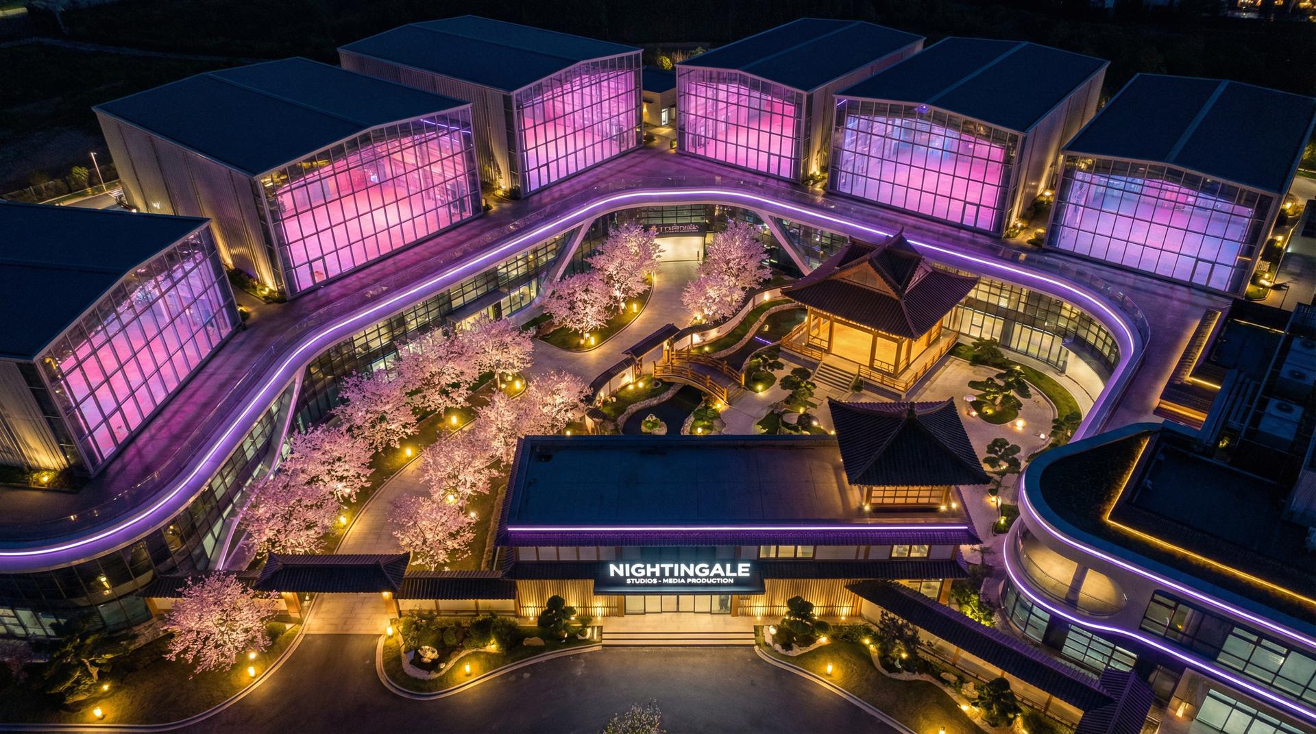 福利姬传媒基地 - 影视制作基地航拍